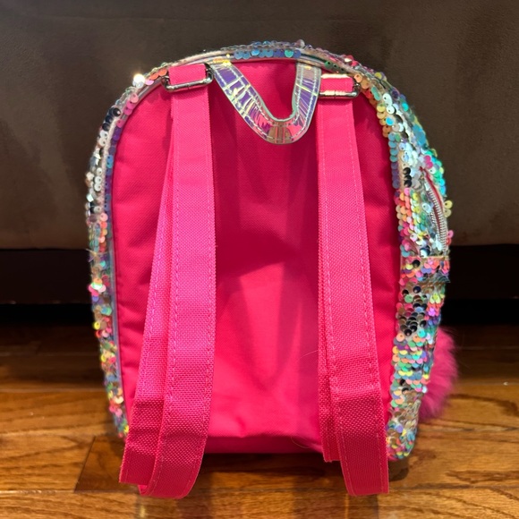 Justice Mini Sequin "B" Backpack - Picture 2 of 2